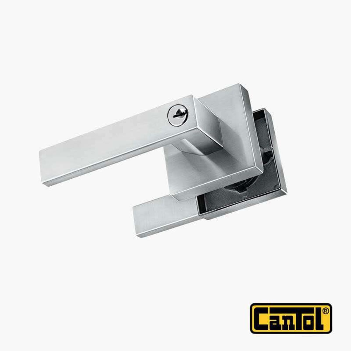 CANTOL - Cerradura de Manija Dormitorio Danna Acero Inoxidable CANTOL