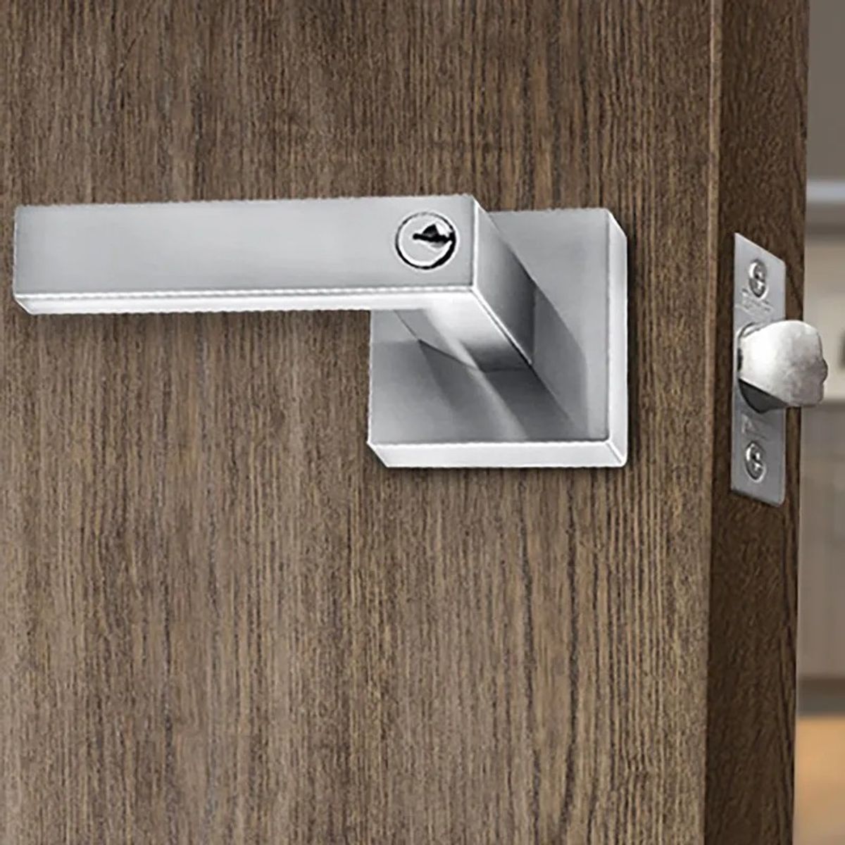 CANTOL - Cerradura de Manija Dormitorio Danna Acero Inoxidable CANTOL