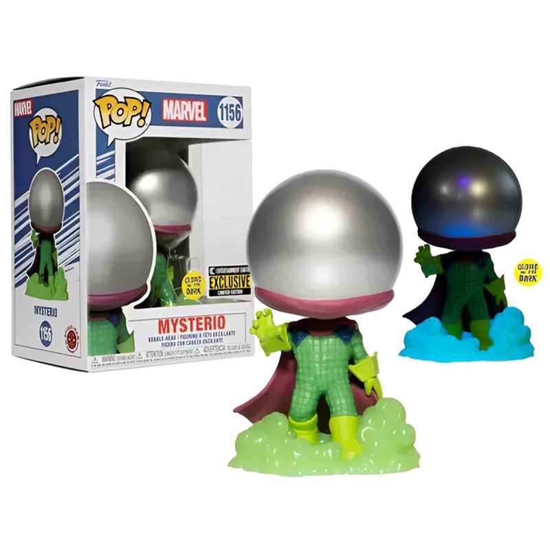 FUNKO - FUNKO POP MYSTERIO GLOWS 1156 MARVEL EE EXCLUSIVO