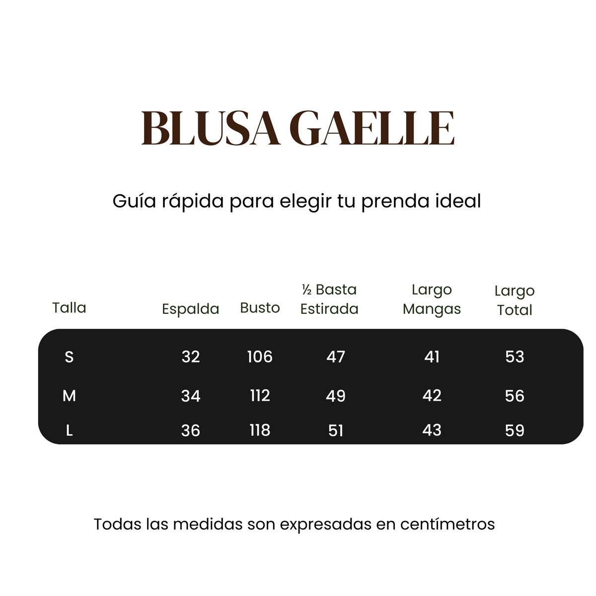 AMARELLY - BLUSA PARA DAMA GAELLE