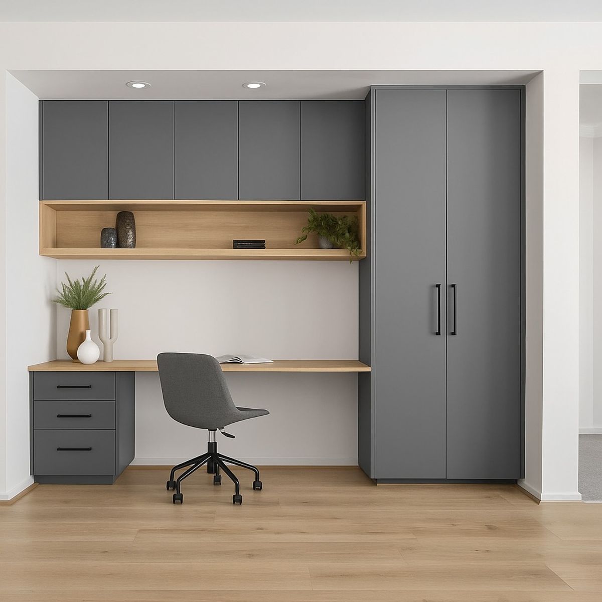 TU MESITA - Escritorio Moderno Marc Color Plomo TU MESITA