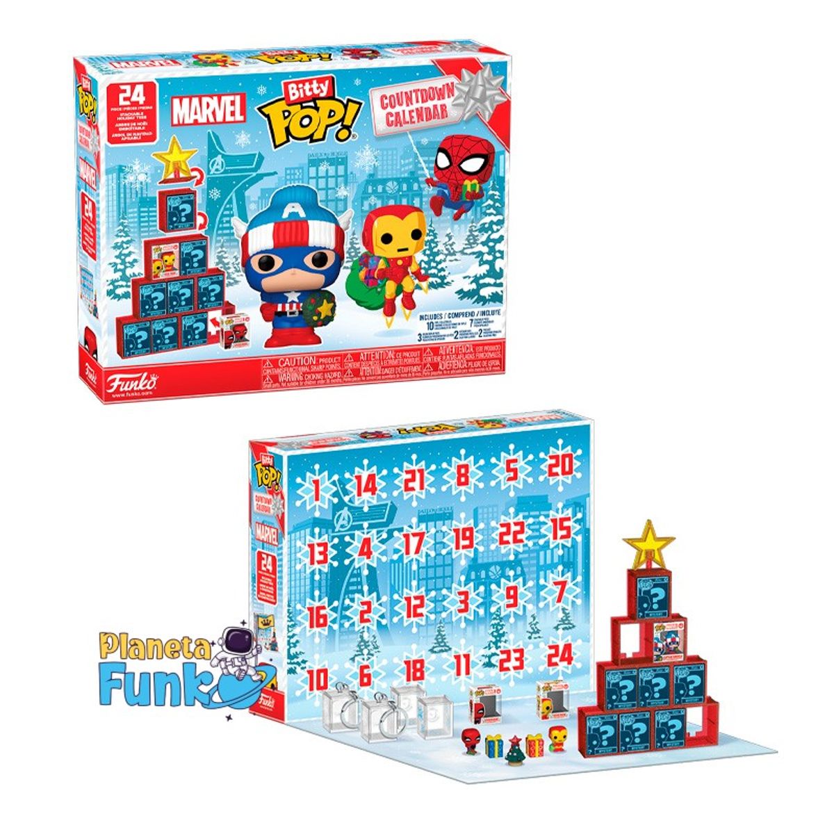 FUNKO - BITTY POP MARVEL CALENDARIO DE ADVIENTO