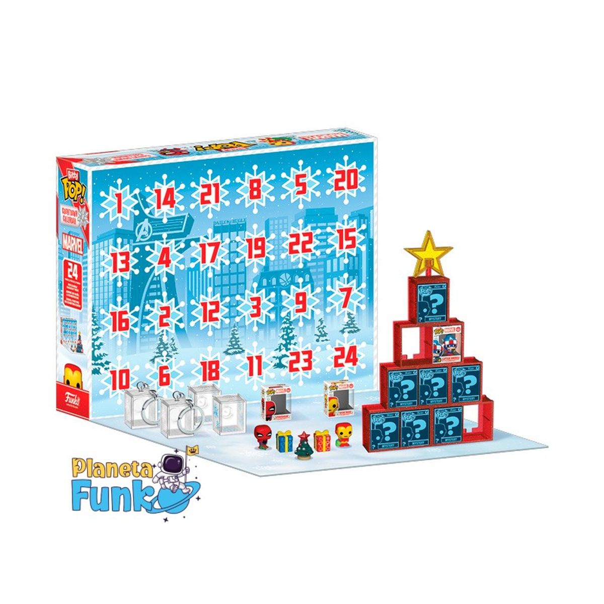 FUNKO - BITTY POP MARVEL CALENDARIO DE ADVIENTO
