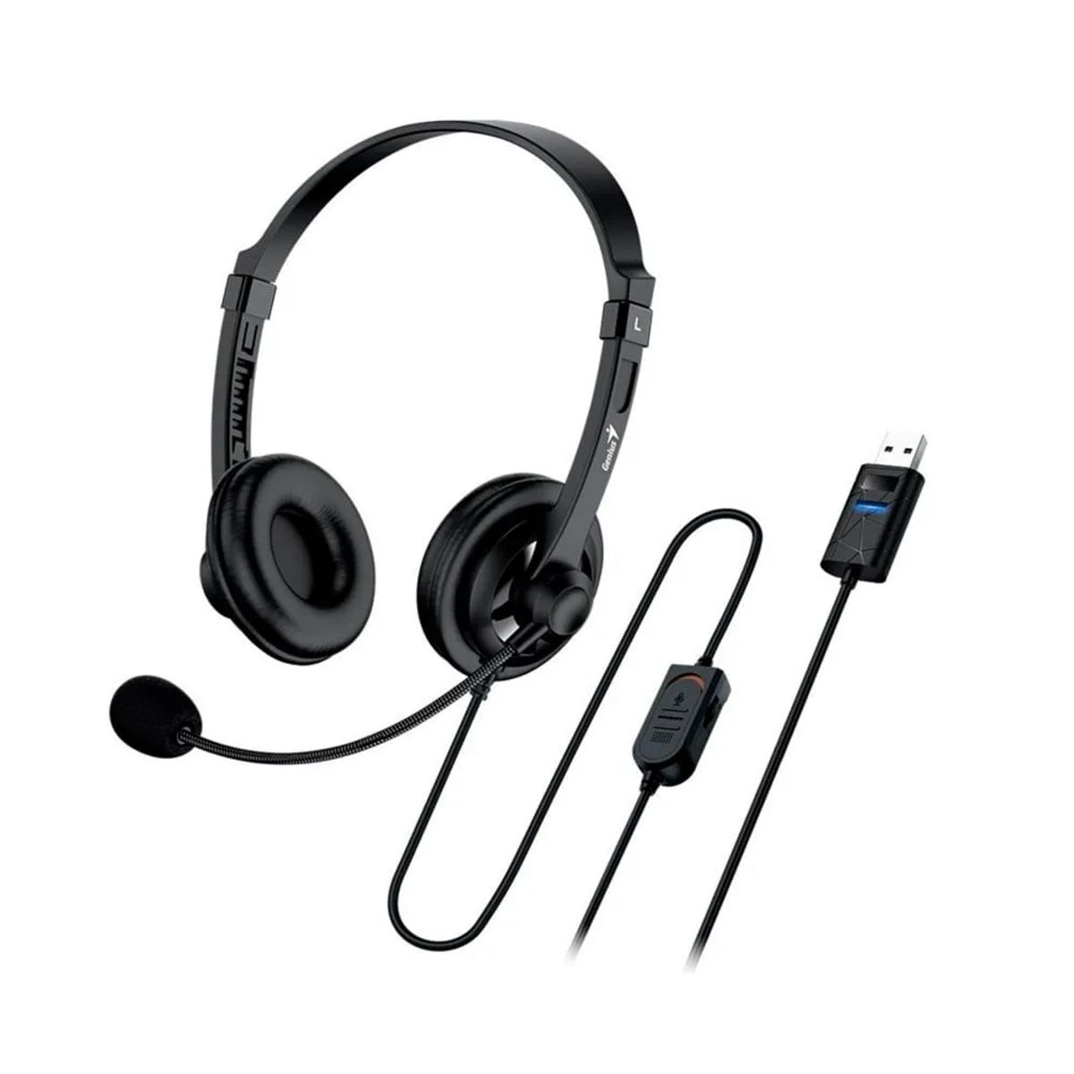 GENIUS - AUDIFONO CON MICROFONO GENIUS HS-230U USB NEGRO