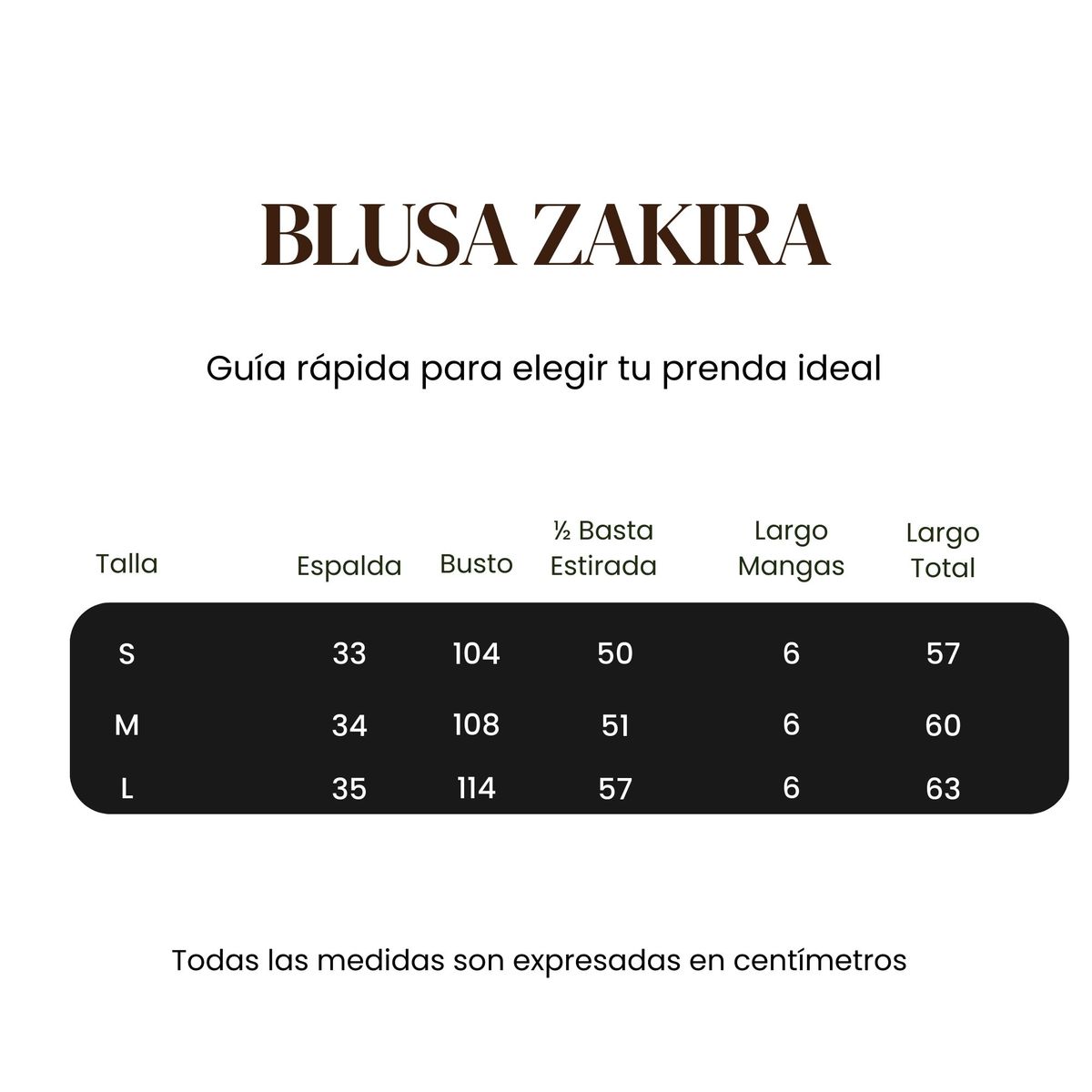 AMARELLY - BLUSA PARA DAMA ZAKIRA