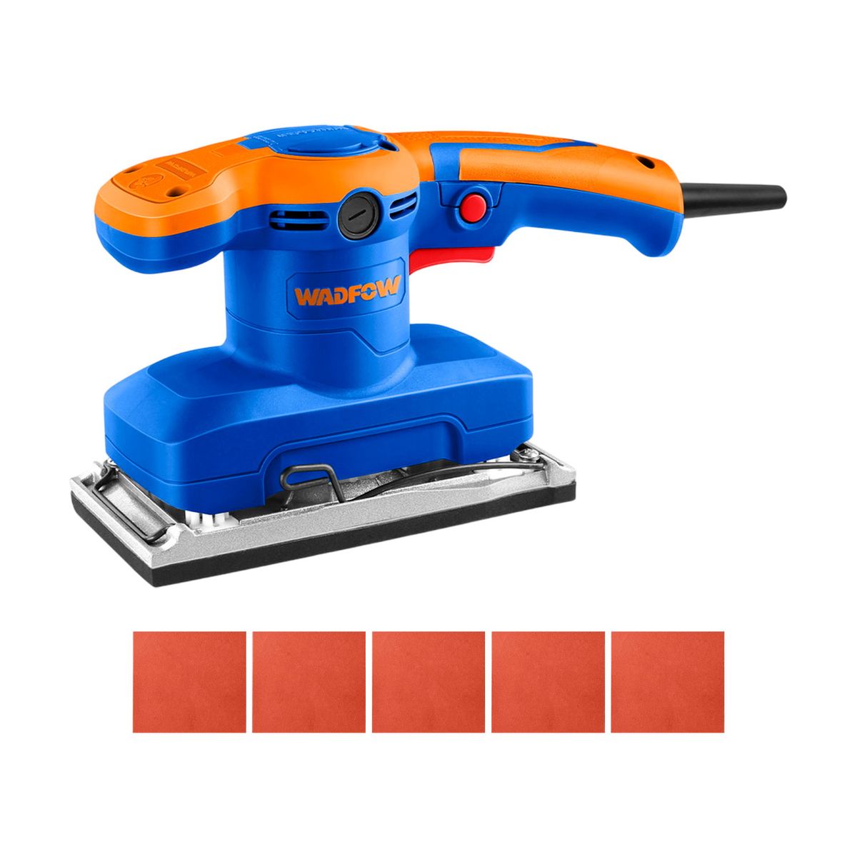 GENERICO - Lijadora Orbital Eléctrica 320w 14000rpm + 5 Lijas Wfa2503