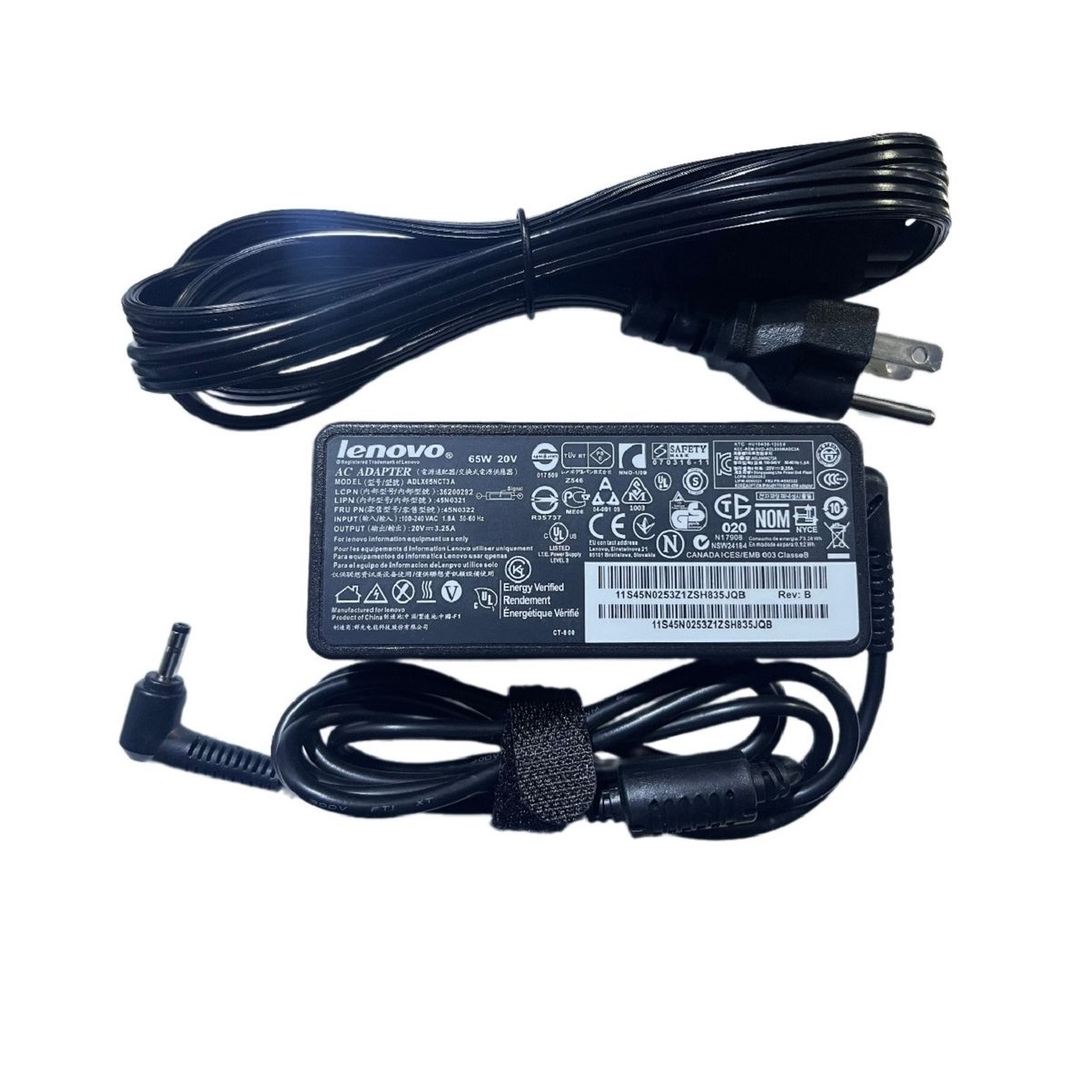 GENERICO - CARGADOR PARA LENOVO 20V 3 25A 65W (4.0*1.7)