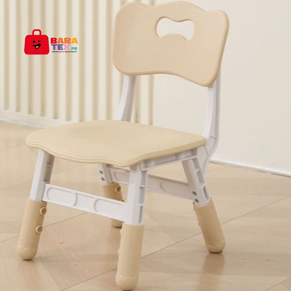 GENERICO - Silla Infantil Ergonómica Ajustable  Beige