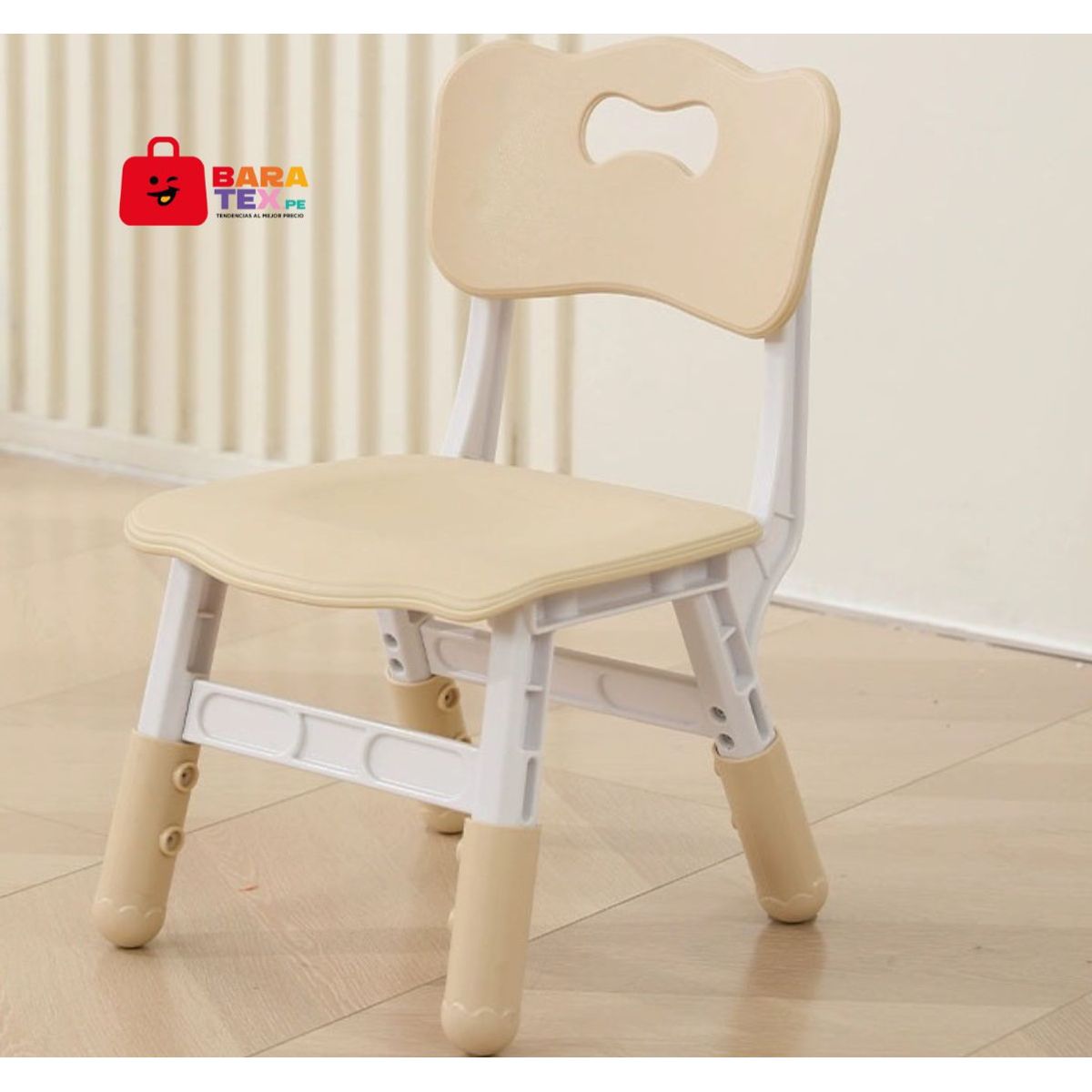 GENERICO - Silla Infantil Ergonómica Ajustable  Beige