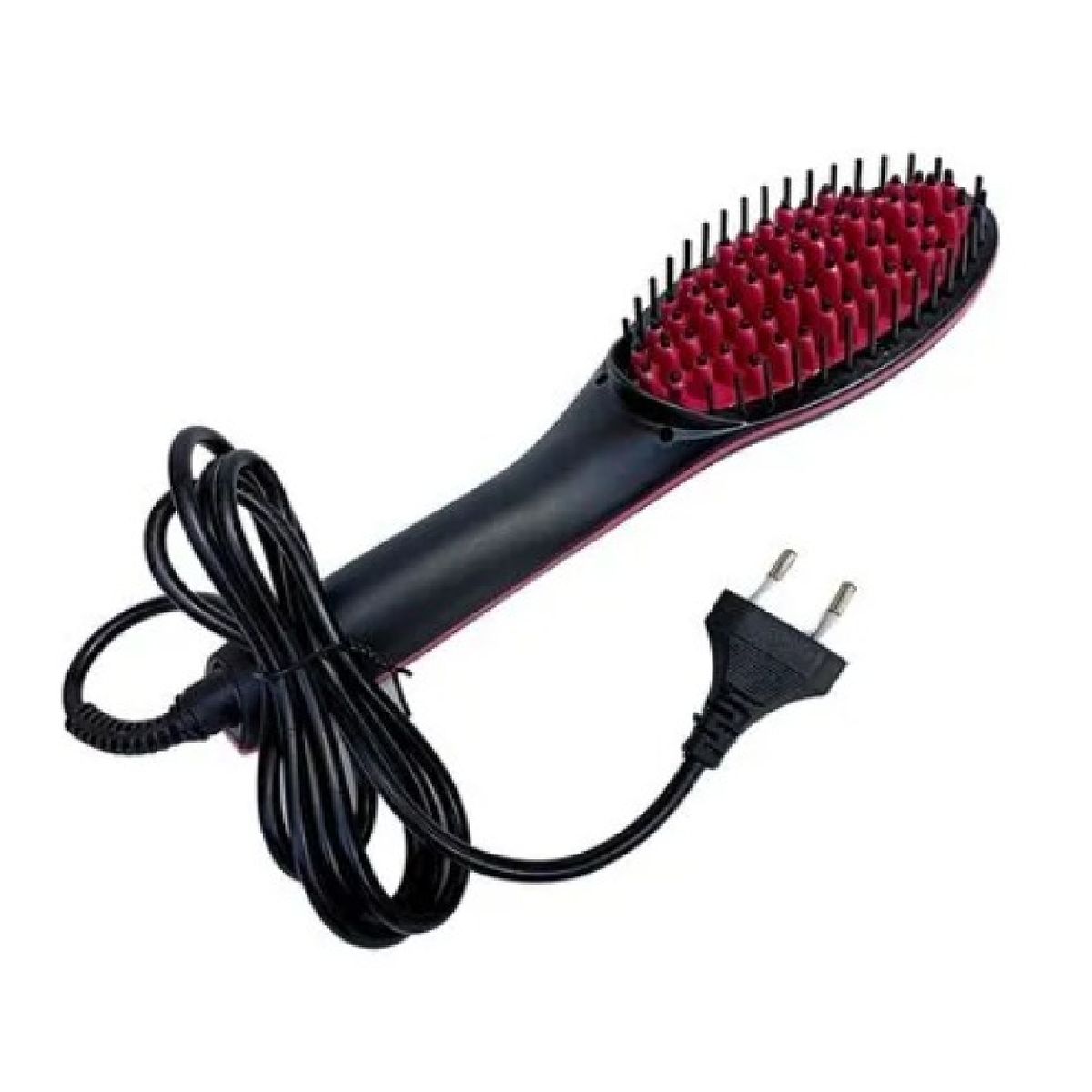 GENERICO - Cepillo Alisador Eléctrico de Cabello con Pantalla LCD Digital - Cerámica