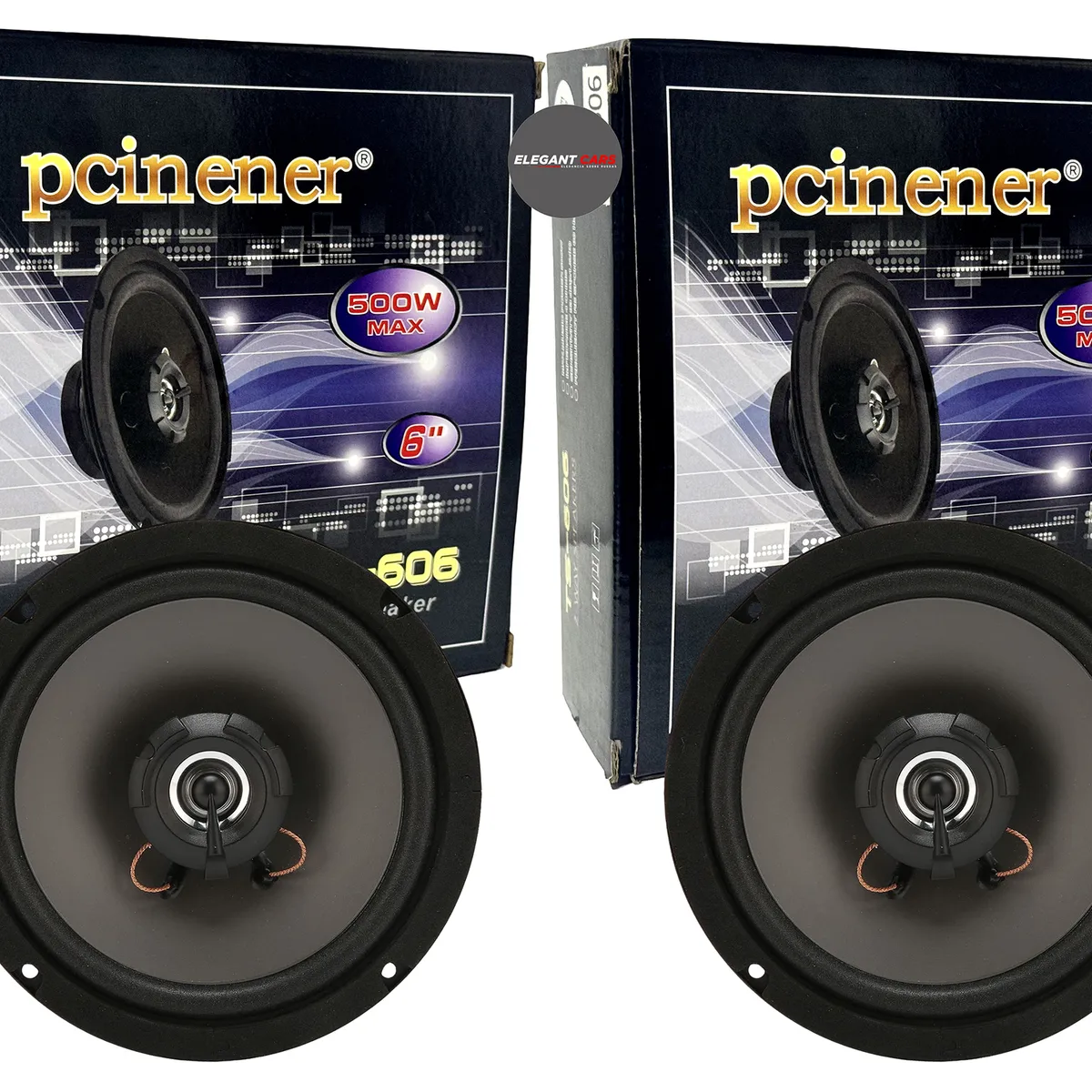 GENERICO - Set Parlantes Pcinener 6Pulg  500w 4oh