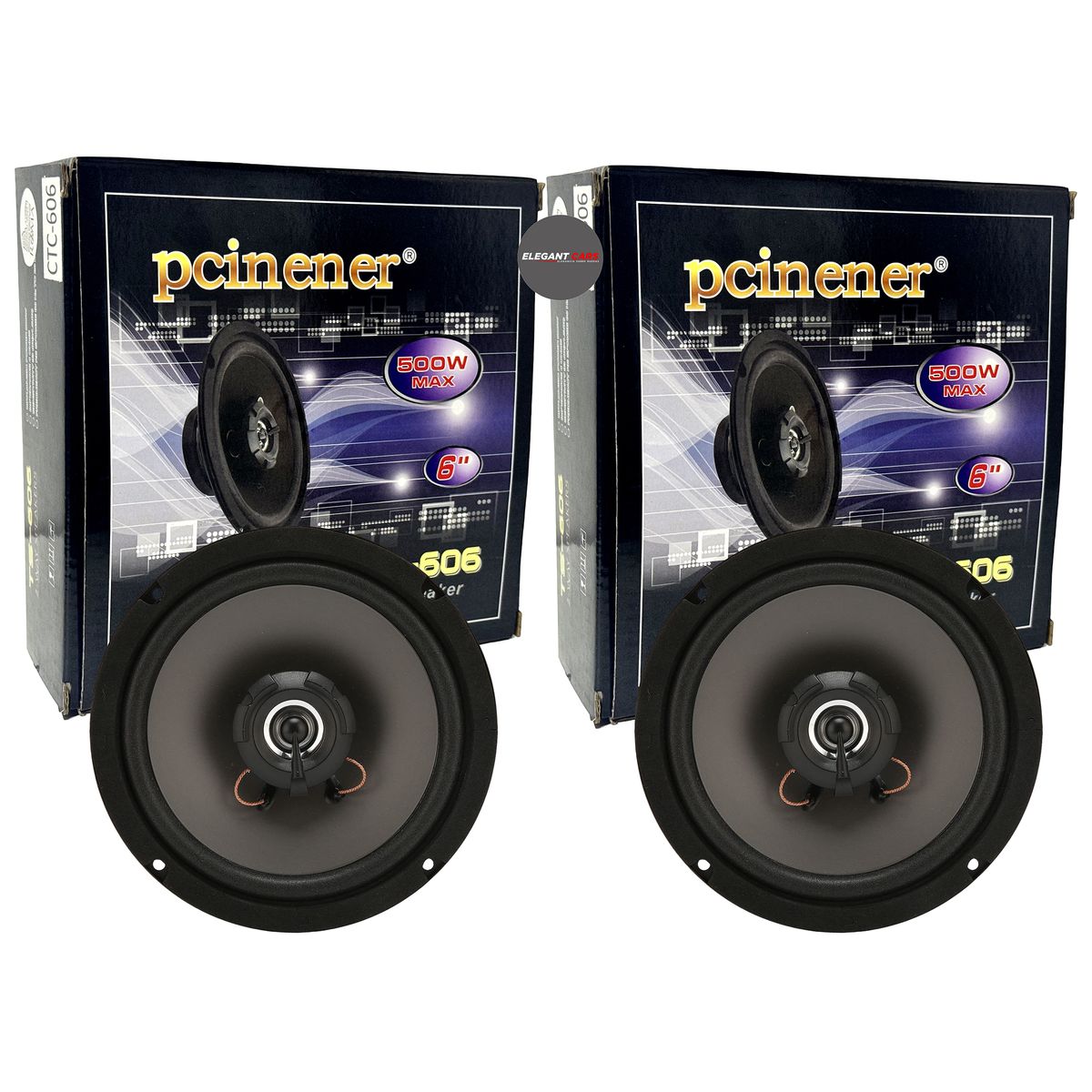 GENERICO - Set Parlantes Pcinener 6Pulg  500w 4oh