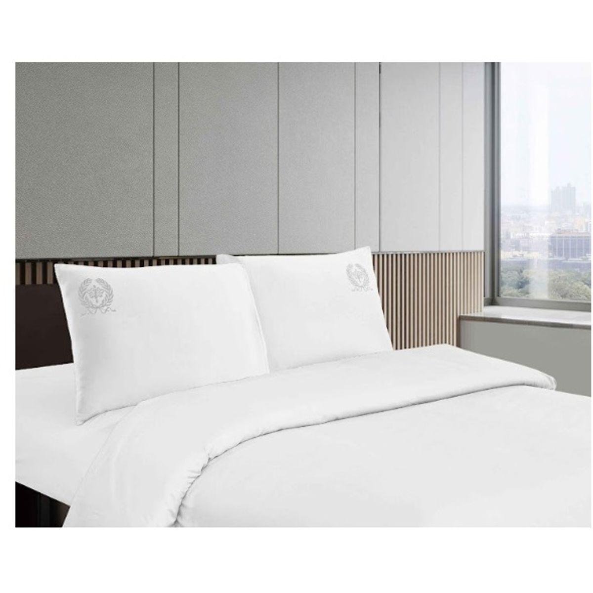 GOLDSUN - JUEGO DE SÁBANAS 4 PIEZAS 1800 HILOS 2 PLAZAS