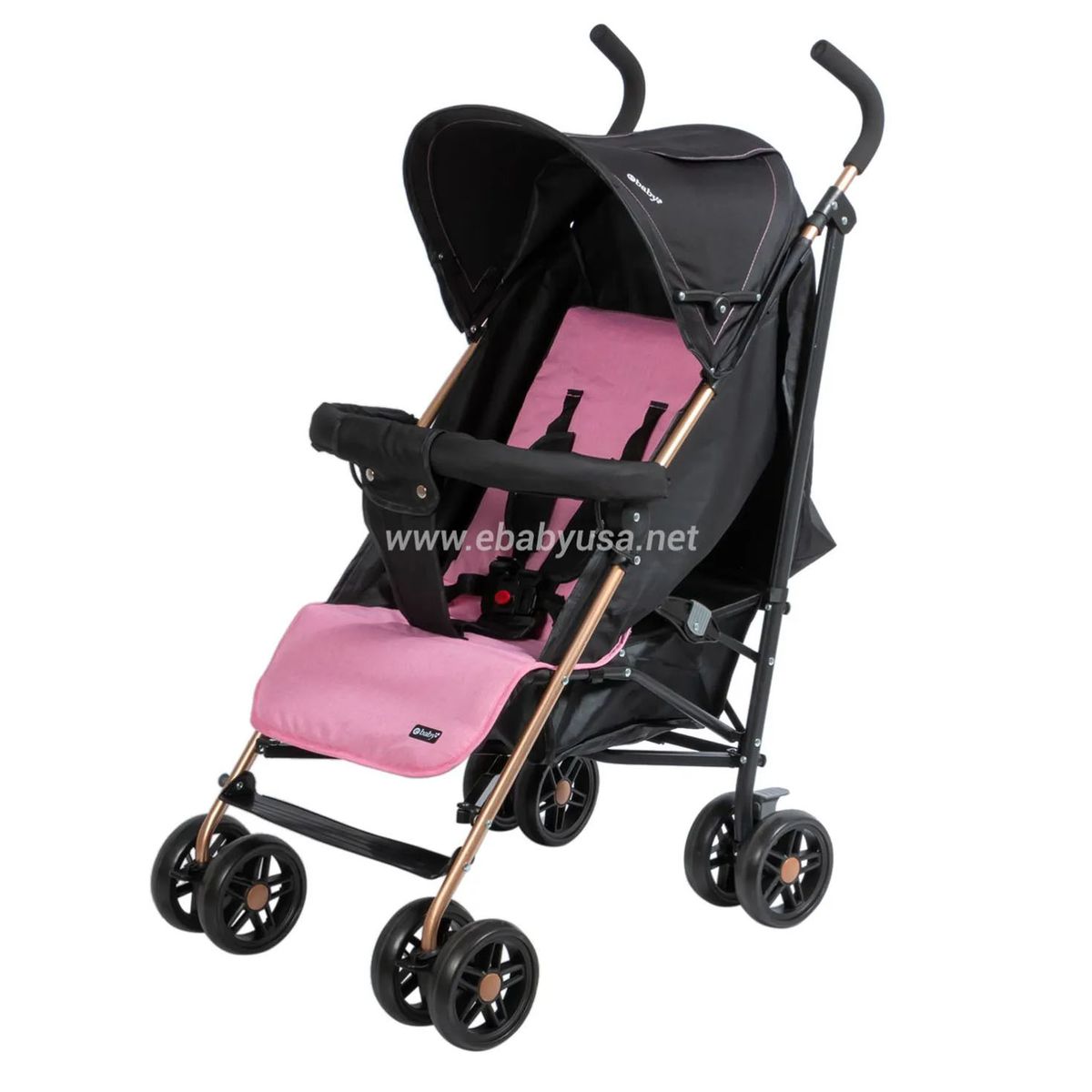 EBABY - Coche Bastón Paris para Bebe Rosado