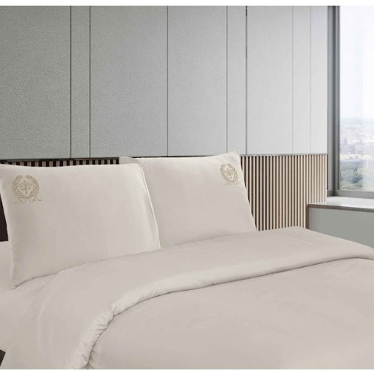 GOLDSUN - JUEGO DE SÁBANAS 4 PIEZAS 1800 HILOS 2 PLAZAS