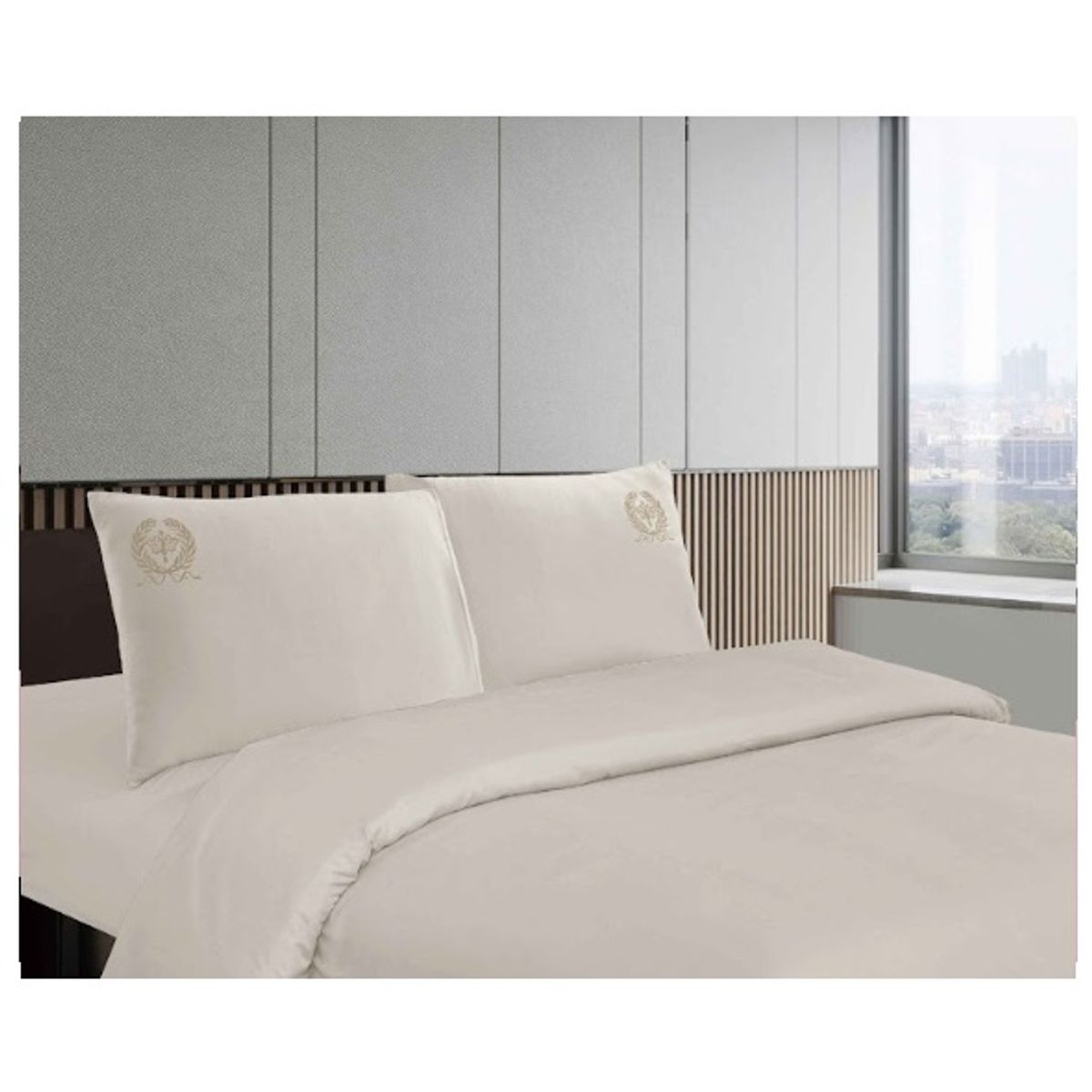 GOLDSUN - JUEGO DE SÁBANAS 4 PIEZAS 1800 HILOS 2 PLAZAS