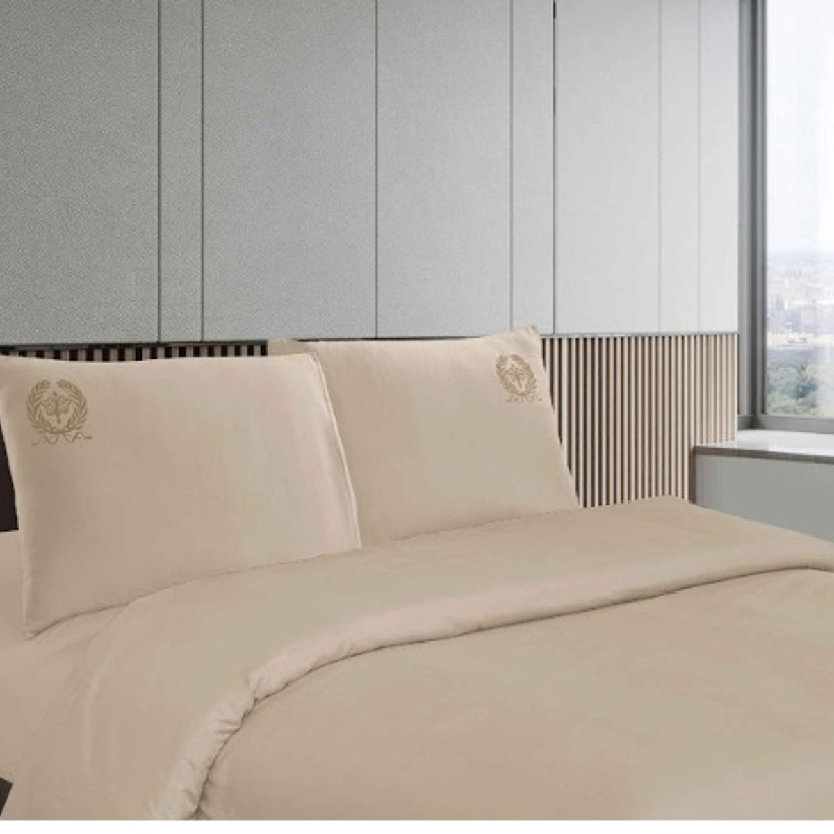 GOLDSUN - JUEGO DE SÁBANAS 4 PIEZAS 1800 HILOS 2 PLAZAS