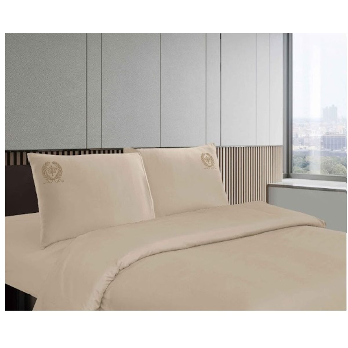 GOLDSUN - JUEGO DE SÁBANAS 4 PIEZAS 1800 HILOS 2 PLAZAS