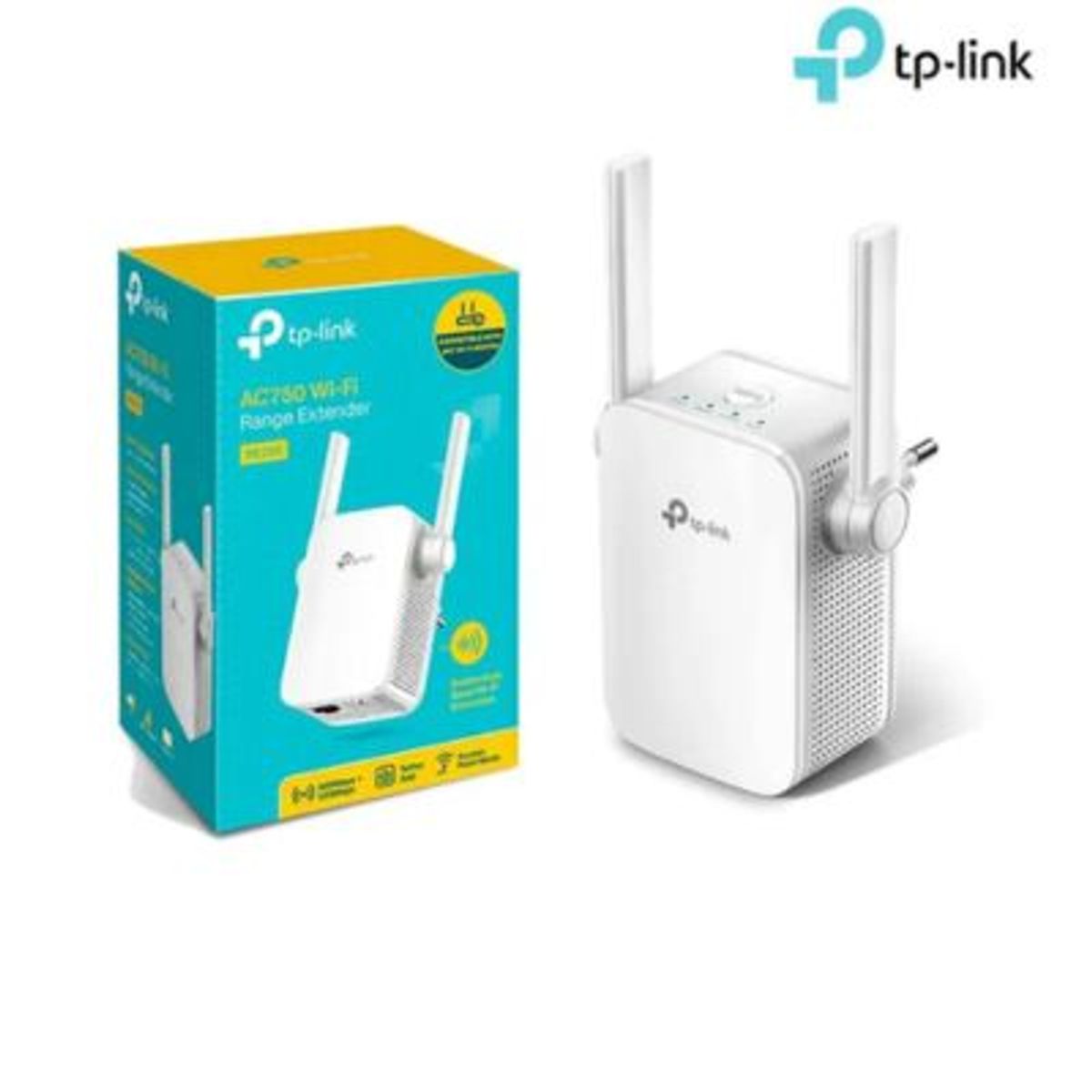 TP LINK - EXTENSOR WIFI TP-LINK RE205 AC750 2ANTENAS