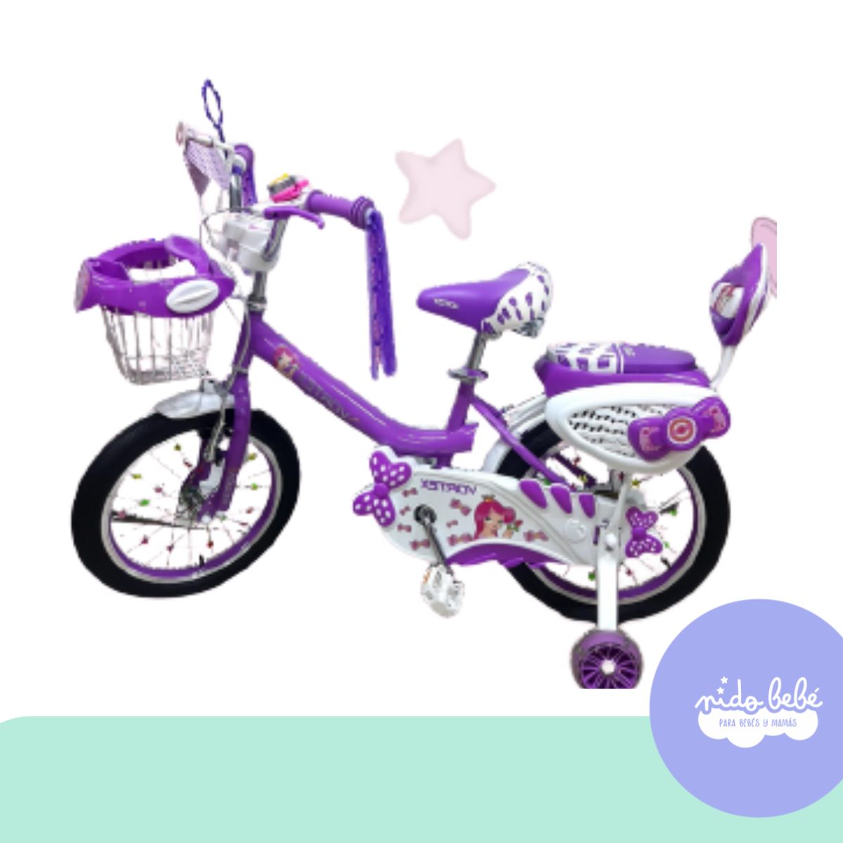 GENERICO - Bicicleta infaltil aro 16 modelo baby minni
