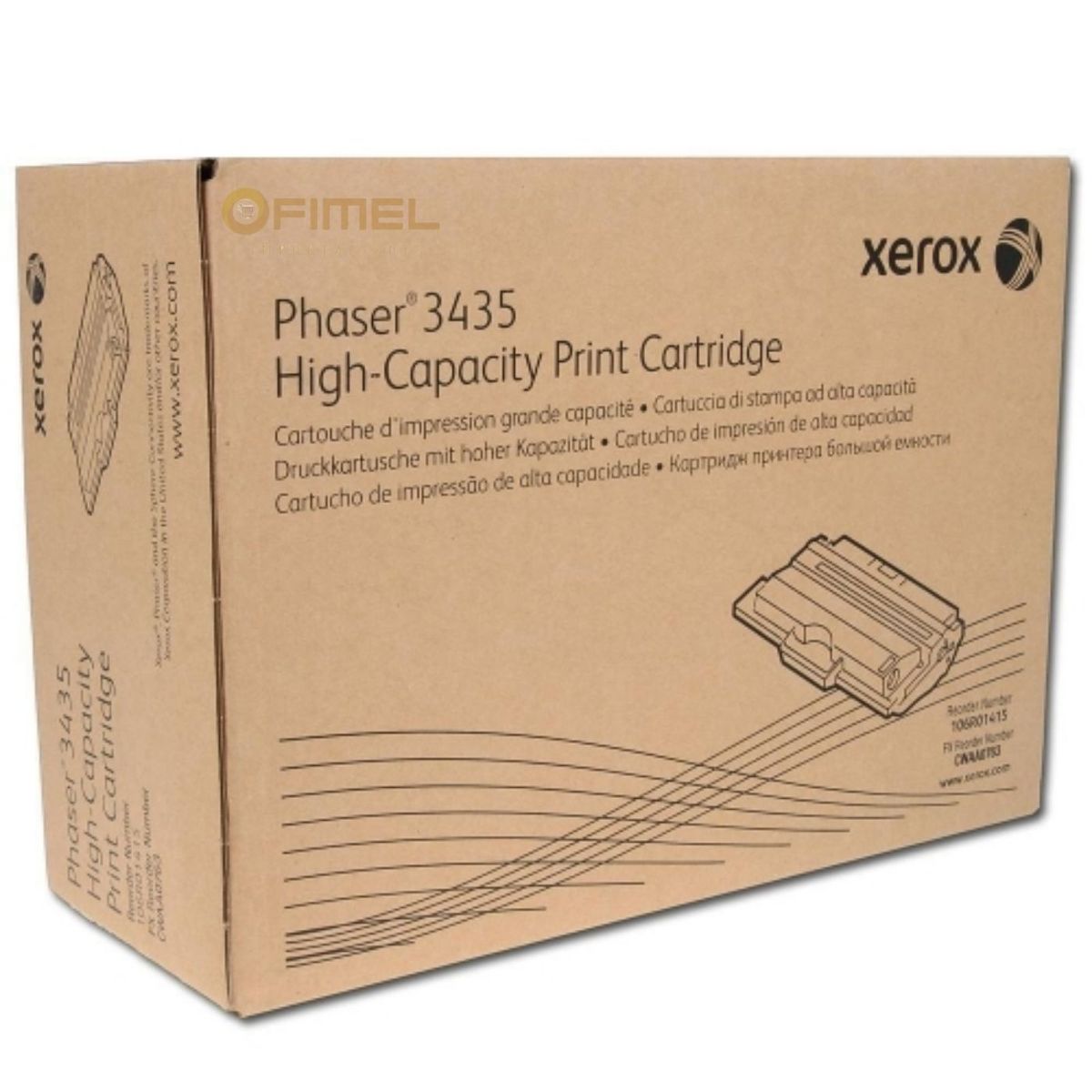 XEROX - Toner Xerox 106R01415 Negro Phaser 3435