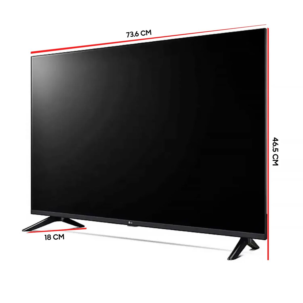 LG - televisor  LG Smart TV 32 HD 32LR600BPSC con webOS y AI ThinQ