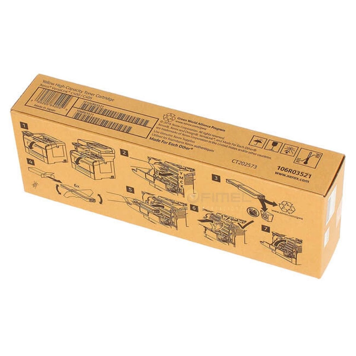 XEROX - Toner Xerox 106R03521 Amarillo Versalink C400C405