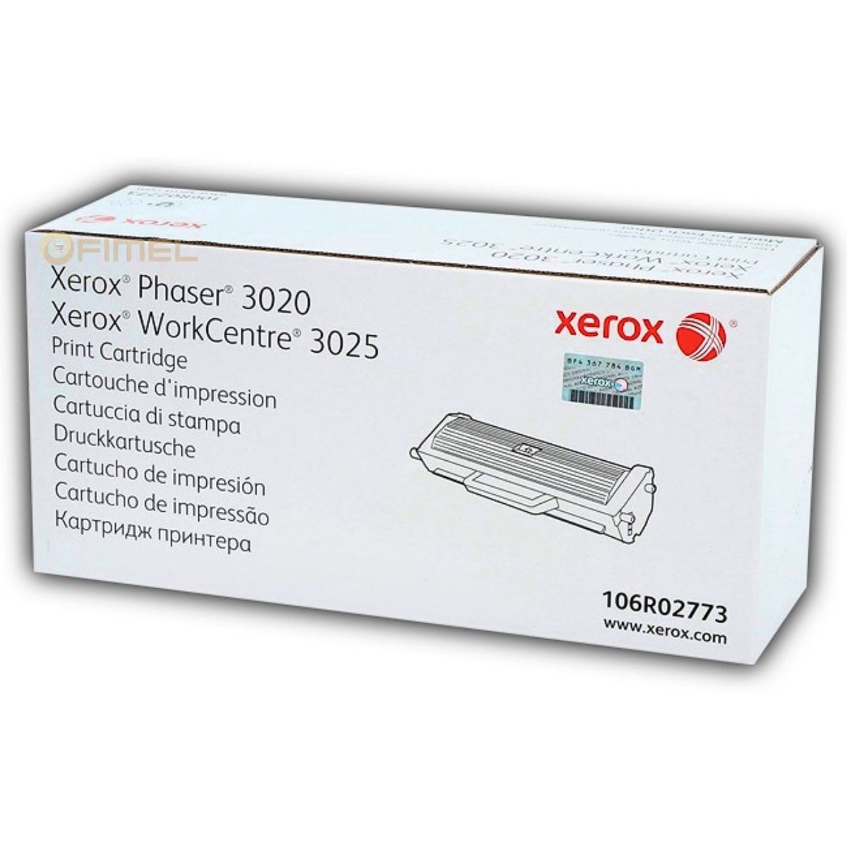 XEROX - Toner Xerox 106R02773 Negro Phaser 3020 WC 3025