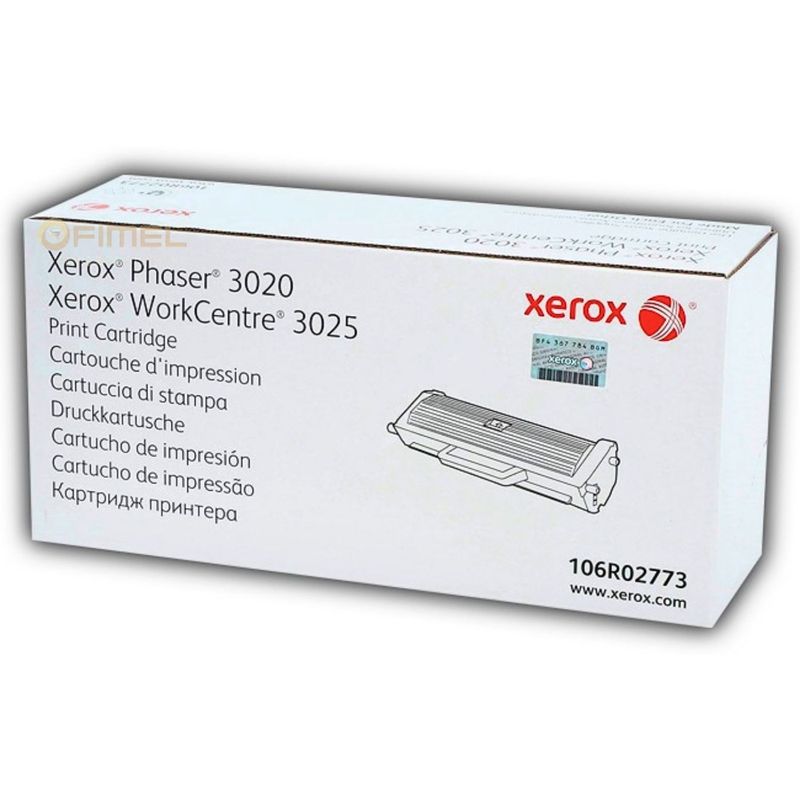 XEROX - Toner Xerox 106R02773 Negro Phaser 3020 WC 3025