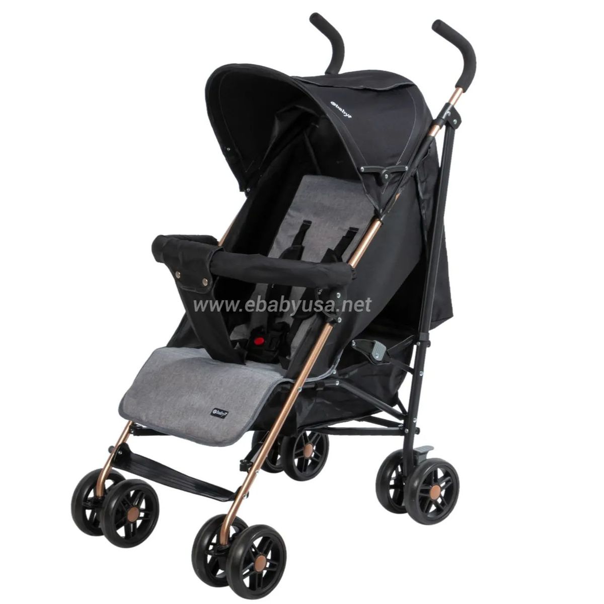 EBABY - Coche Bastón Paris para Bebe Gris