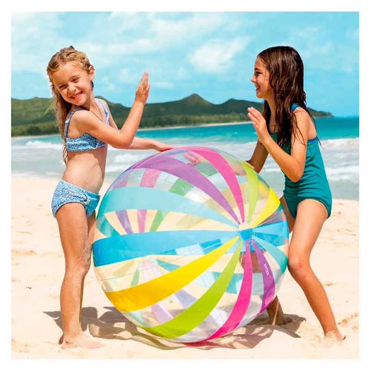 GENERICO - Pelota Inflable Multicolor Gigante 107m Para Playa Piscina Eventos
