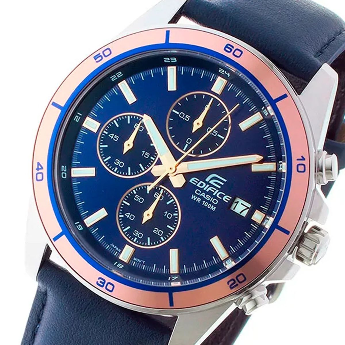EDIFICE - Reloj Edifice EFR-526L-2AV Hombre Deportivo Azul