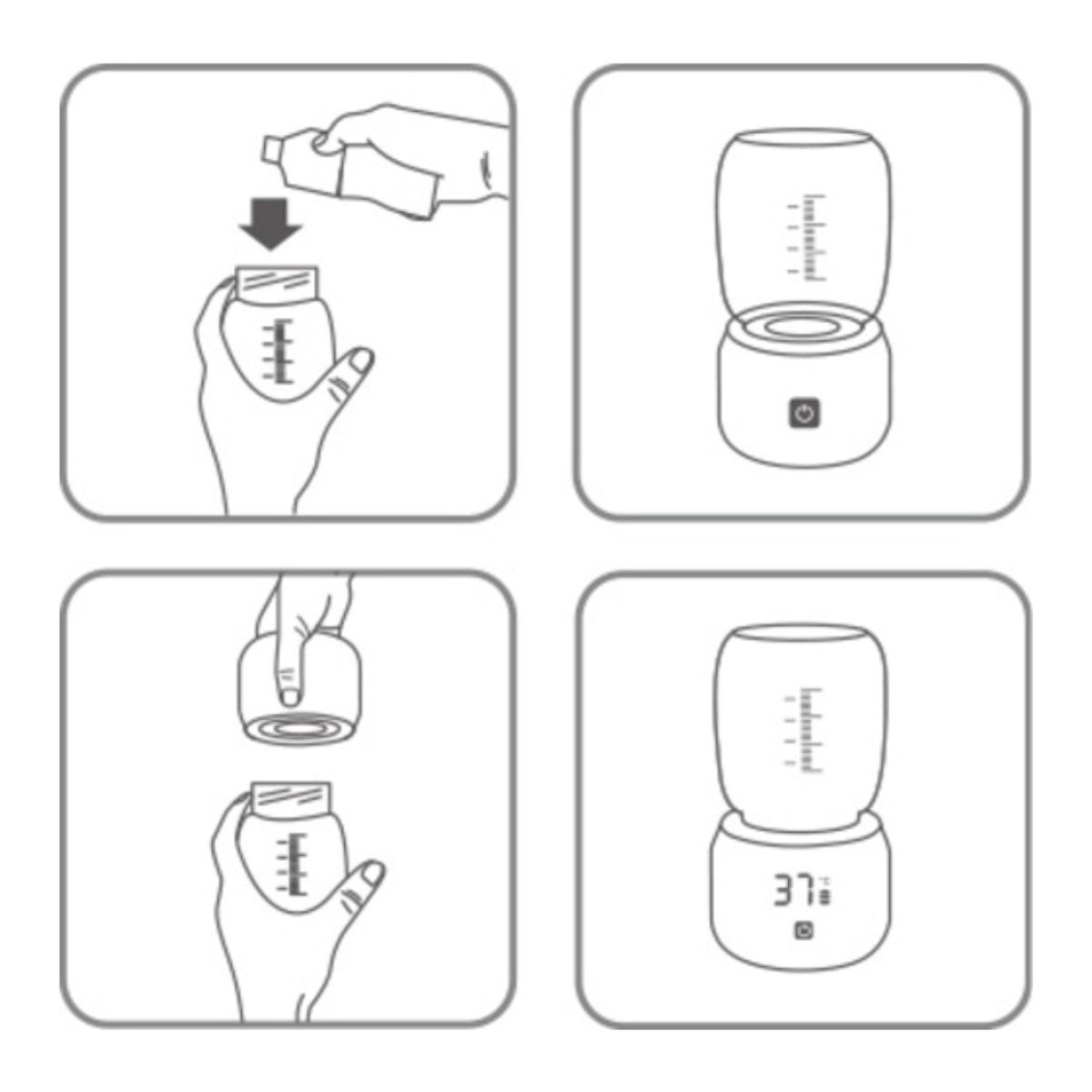 GENERICO - CALENTADOR DE BIBERON PORTATIL