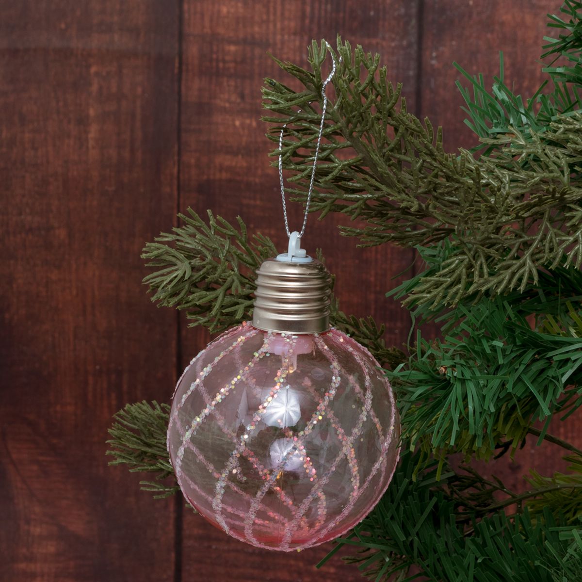 PANADECOR - Esferas Con Luces 3Und Rosado