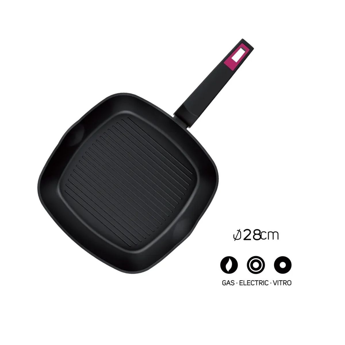 TAURUS - Grill de Aluminio Forjado 28 cm Best Moments PE9110100A