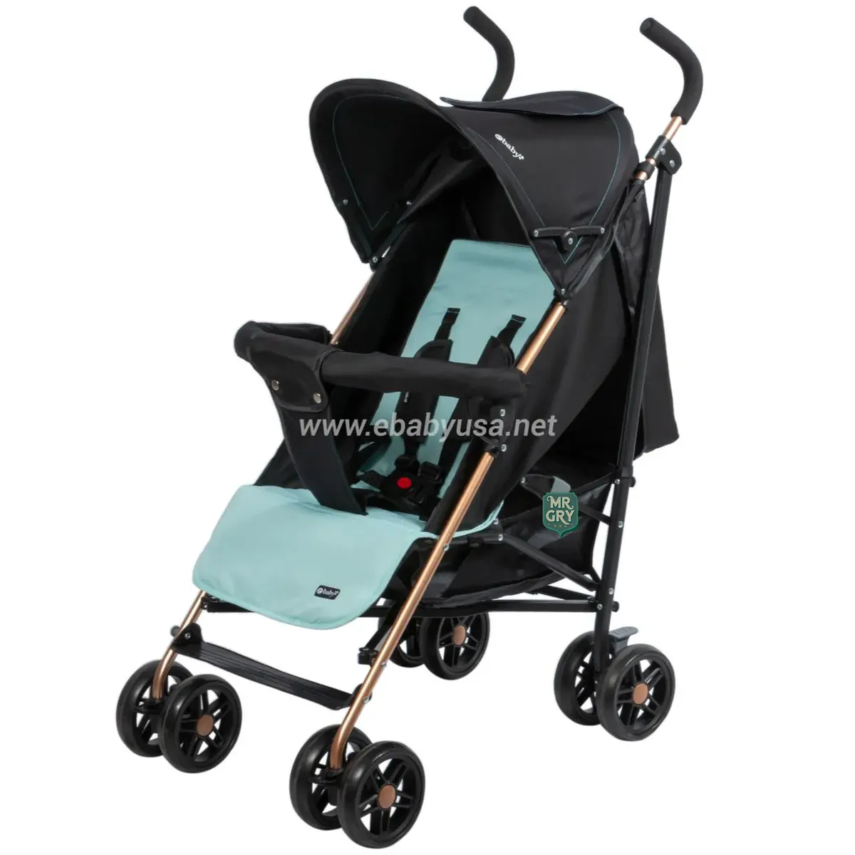 EBABY - Coche Bastón Paris para Bebe Verde