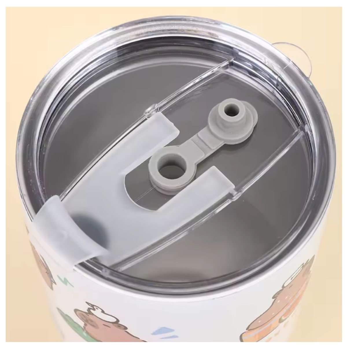 GENERICO - Vaso térmico monstruo Blanco