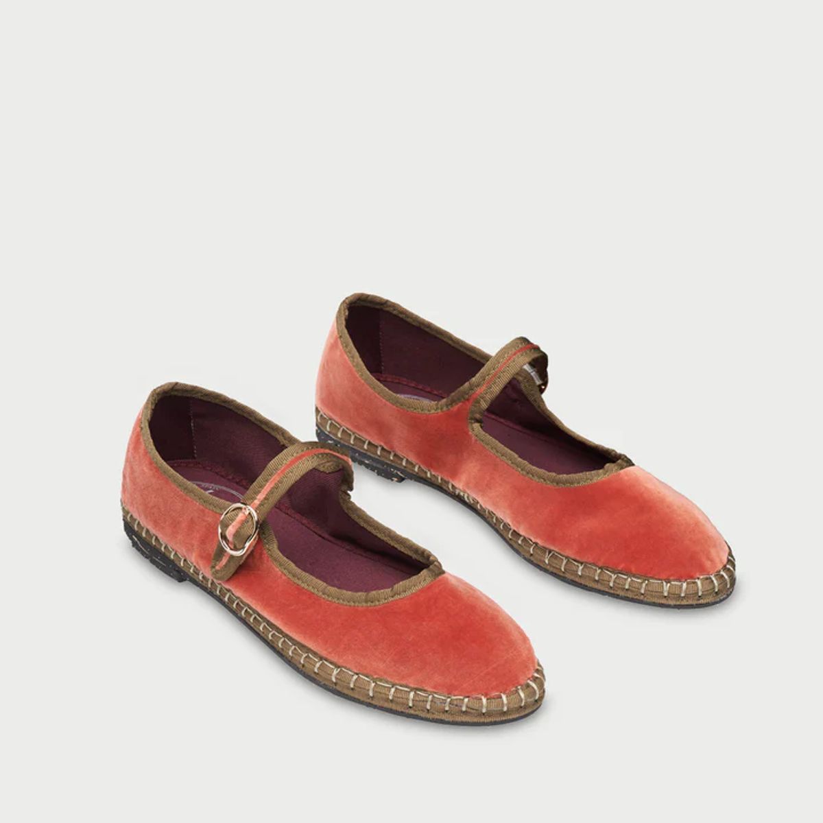 FLABELUS - Zapatos mary jane velvet edmond Naranjo