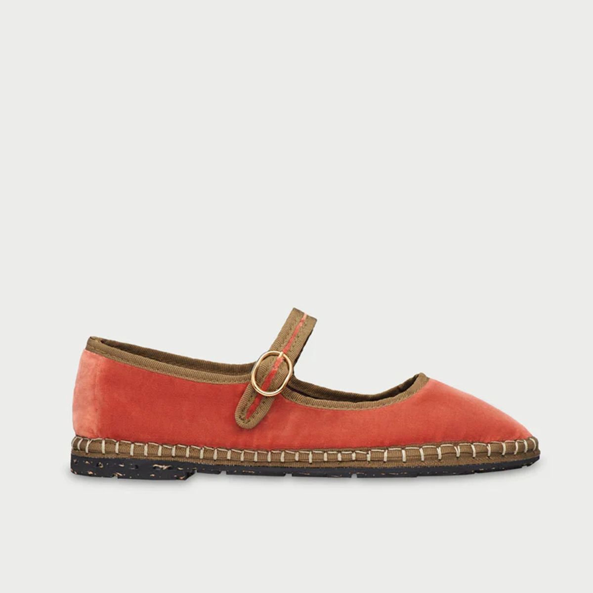 FLABELUS - Zapatos mary jane velvet edmond Naranjo