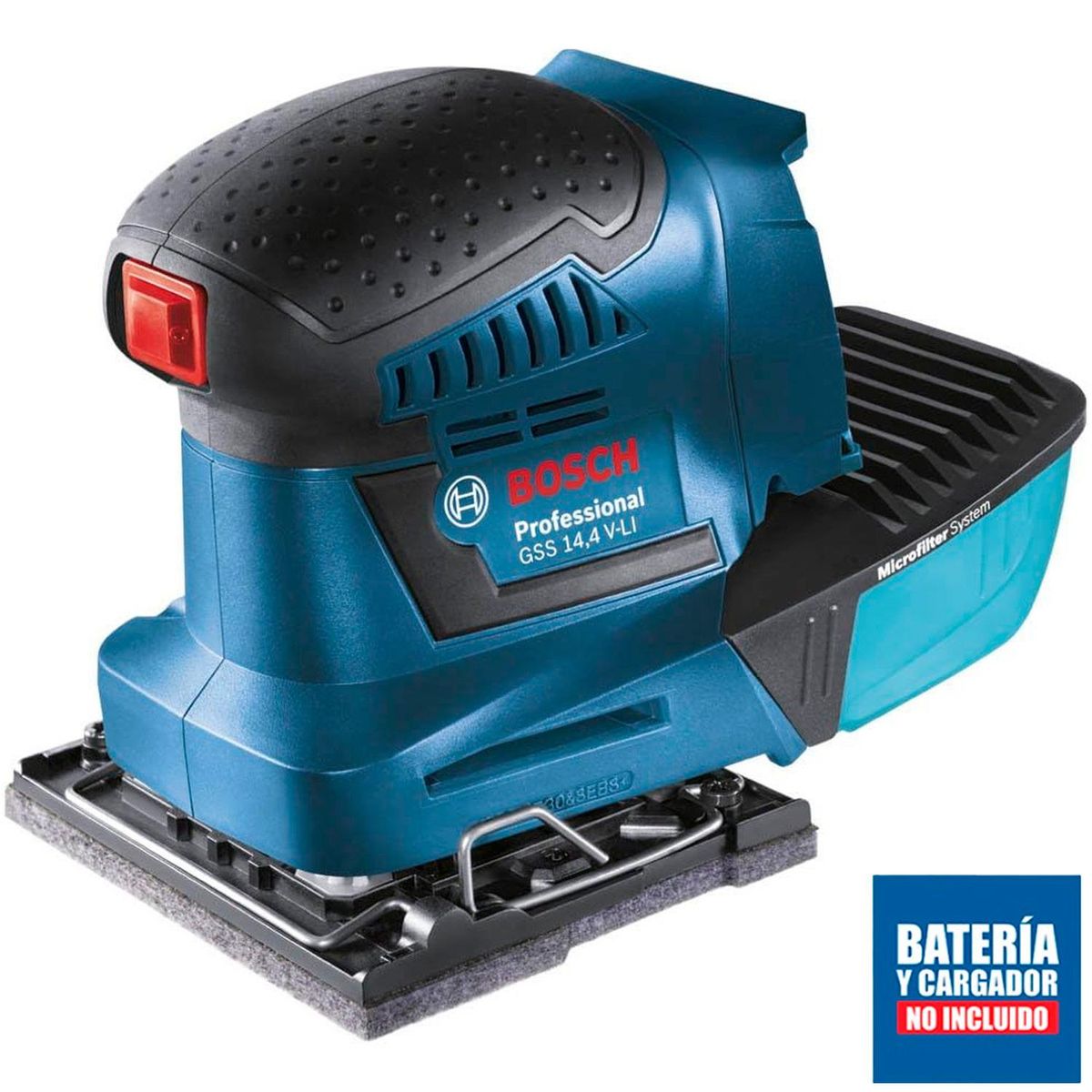 Bosch - Lijadora Orbital Bosch Inalámbrica GSS 14.4 V LI Sin bateria