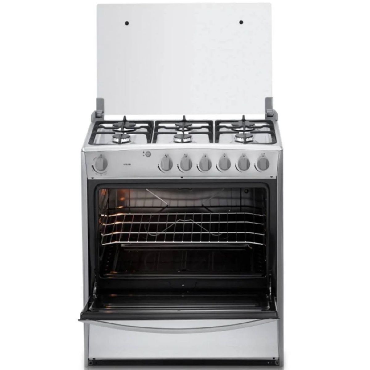 INDURAMA - Cocina Indurama a Gas Cataluña QZ 6 Hornillas Croma