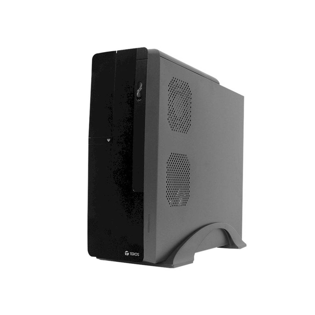 TEROS - Case NEGRO SLIM 250W TE-1039S CON FUENTE 250W BAHIAS 25 35