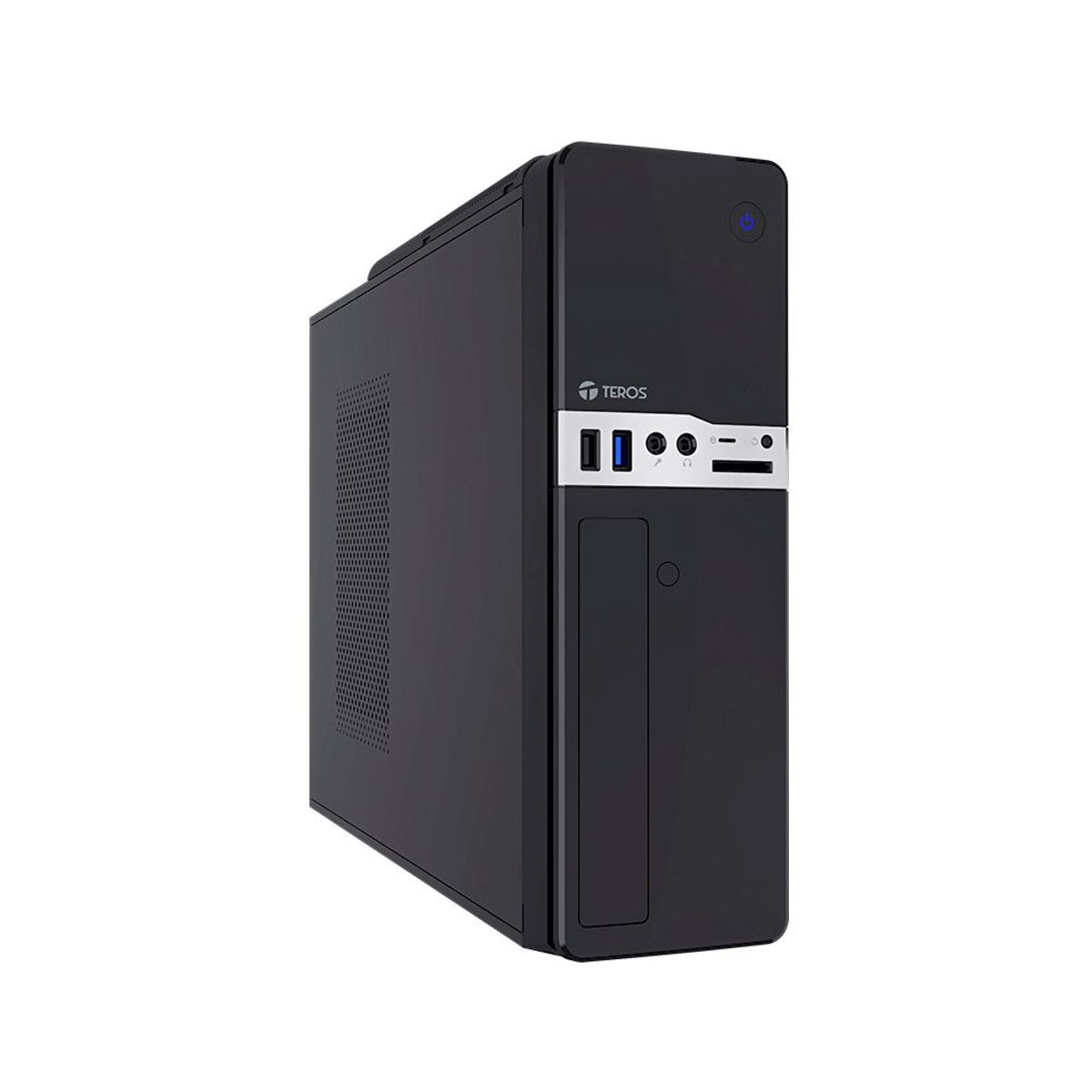 TEROS - Case Teros NEGRO TE-1032S SLIM USB 32 FUENTE 250W