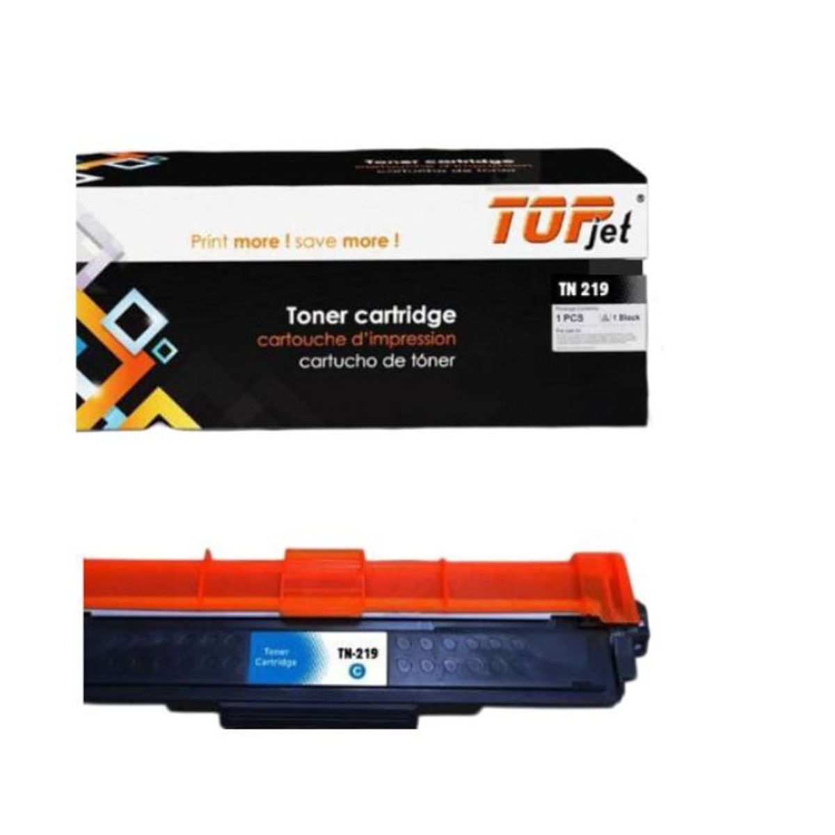 GENERICO - TONER COMPATIBLE BROTHER TN-219 CYAN