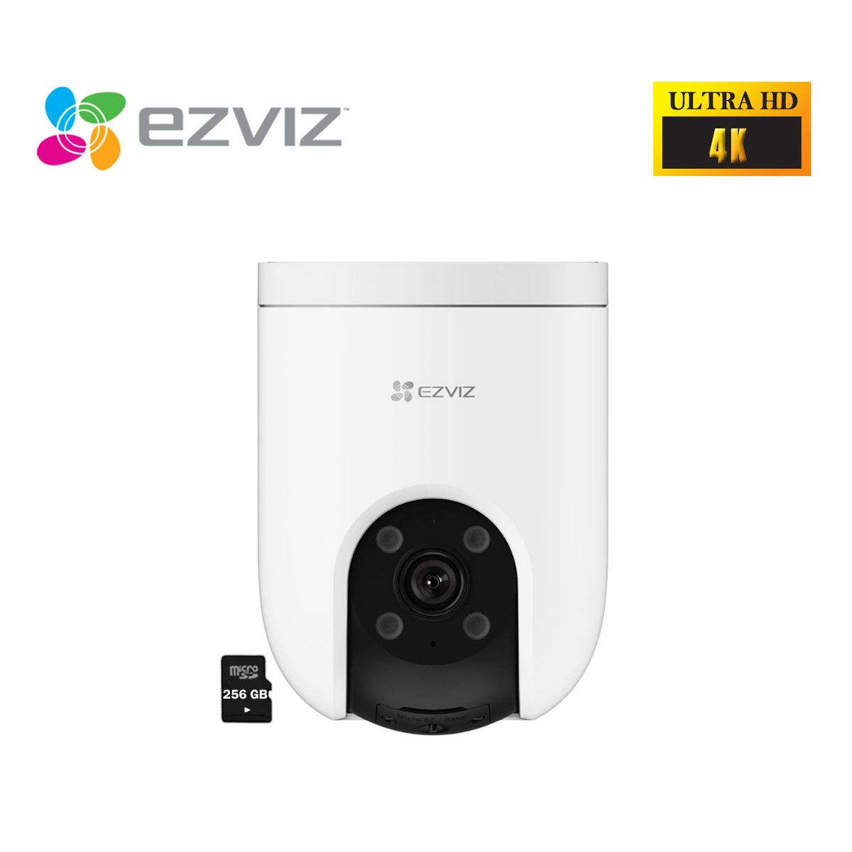 EZVIZ - Cámara Seguridad Ezviz H8C PRO 4K 8mp Audio Doble vía Defensa Activa SD 256GB