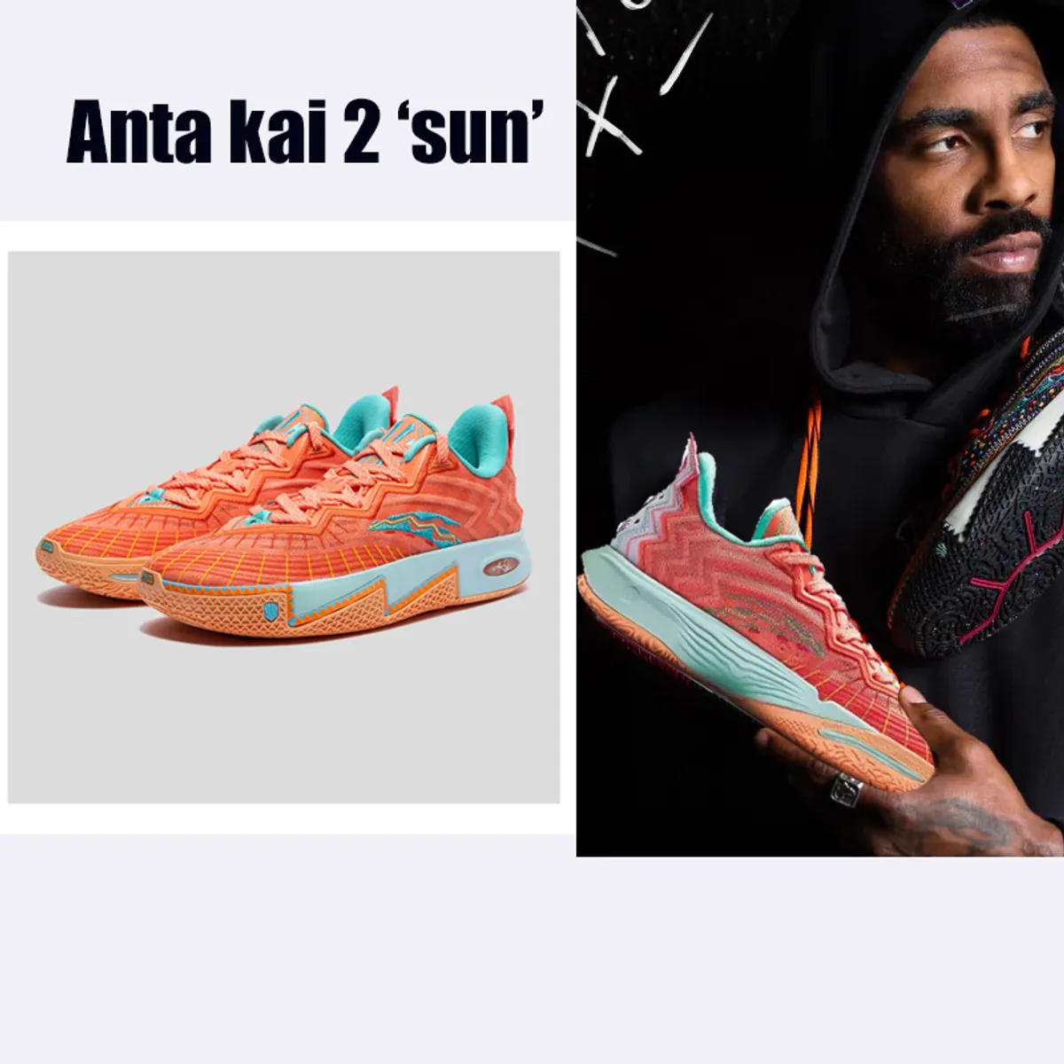 ANTA - Zapatilla de basket by KYRIE IRVING  KAI  2  "SUN AND MOON "