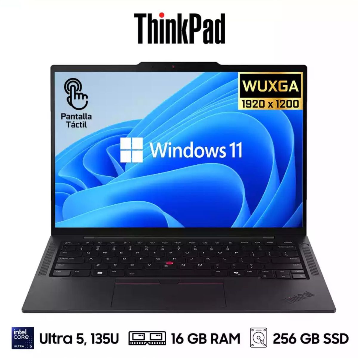 LENOVO - Laptop Lenovo ThinkPad T14s Gen 5 21LTS1Q52A Core Ultra 5 135U 16 GB RAM 256 GB SSD Intel Graphics 14"