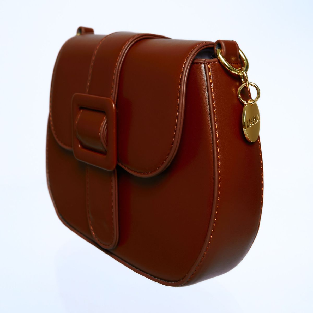 MARLA - Cartera Fabi Shoulder Bag Marrón