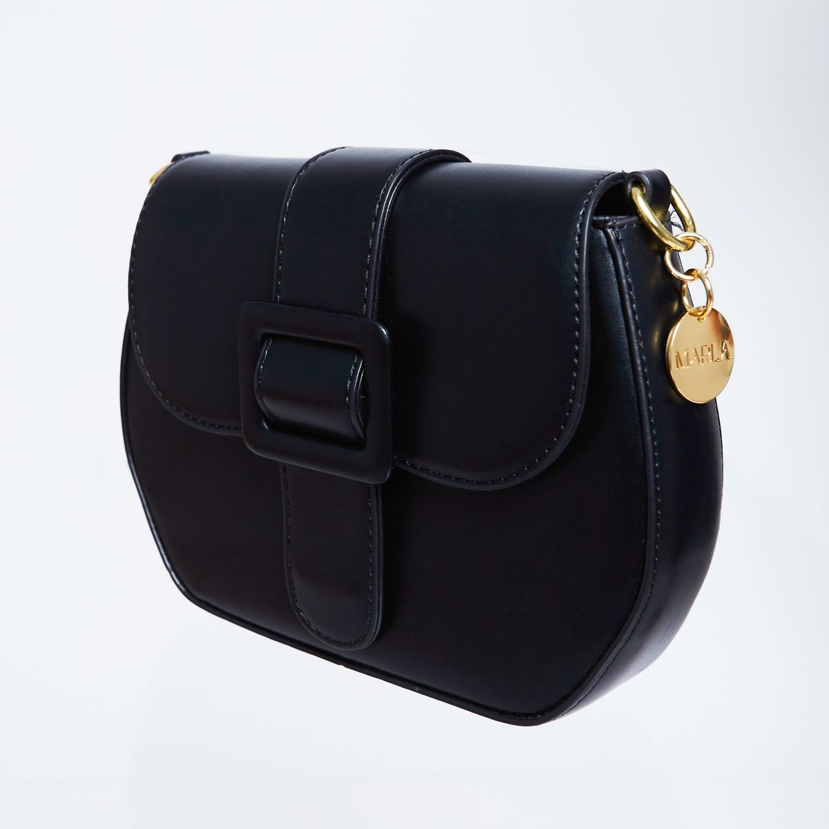 MARLA - Cartera Fabi Shoulder Bag Negro