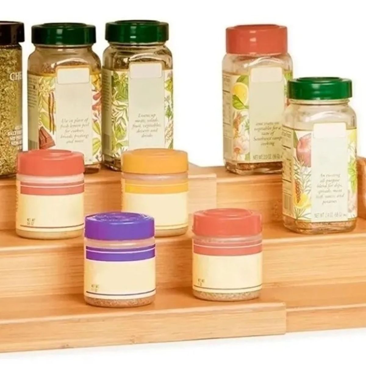 GENERICO - Organizador Expandible en 3 Niveles de Bambu